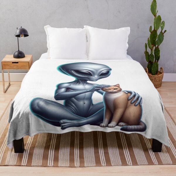 Item preview, Alien and Cat Playtime designed and sold by JesNoh.