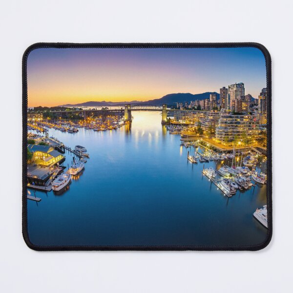 Item preview, Night view of Burrard bridge, False Creek, Downtown Vancouver designed and sold by harodocore.