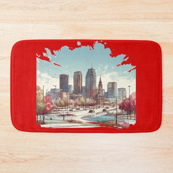 Item preview, Mississauga Scenic View 3D Sketch Art,  designed and sold by PaintMeWorld.