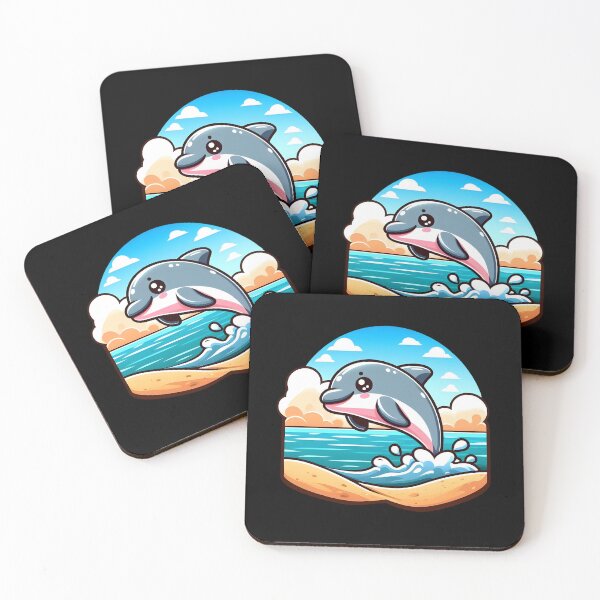 Item preview, Cute Dolphin Sticker designed and sold by creativekrish.
