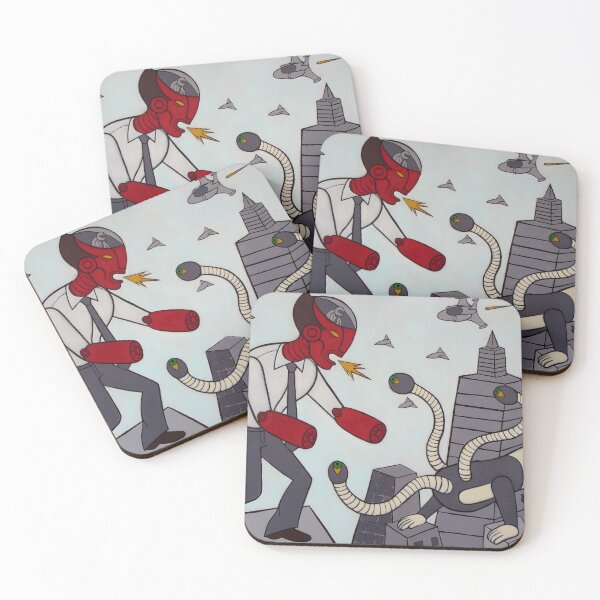 Item preview, Robots fighting designed and sold by Kopiopang studio.