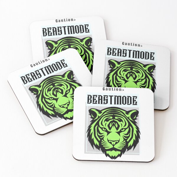 Item preview, Caution beast mode designed and sold by KNMKtees.