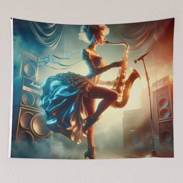 Item preview, Steampunk Girl Saxophone girl Virtuoso Ghost Archer Illusions designed and sold by Ghost Archer Illusions.
