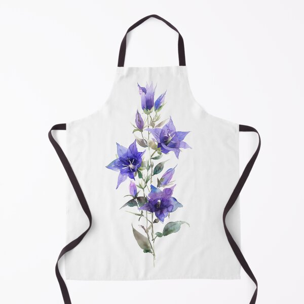 Item preview, Watercolor Campanula Flower designed and sold by junkydotcom.