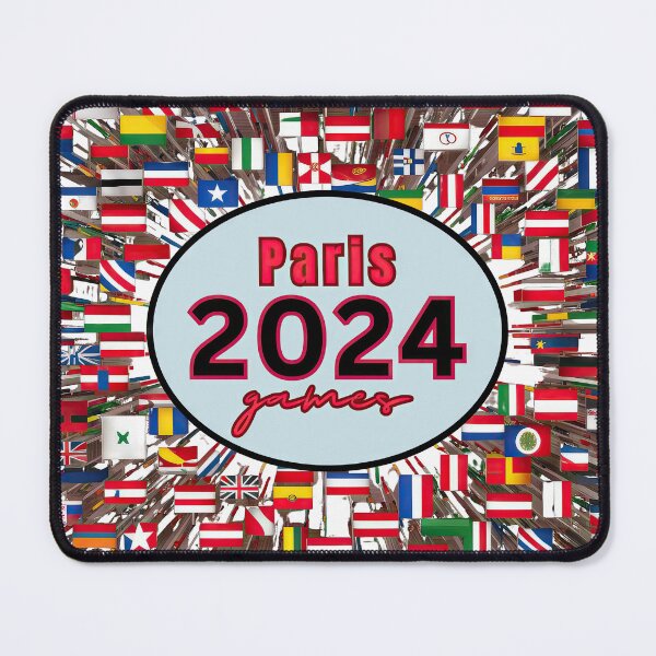 Item preview, Collage of the 206 countries participating for 2024 Paris Games designed and sold by PING 999 STUDIO.