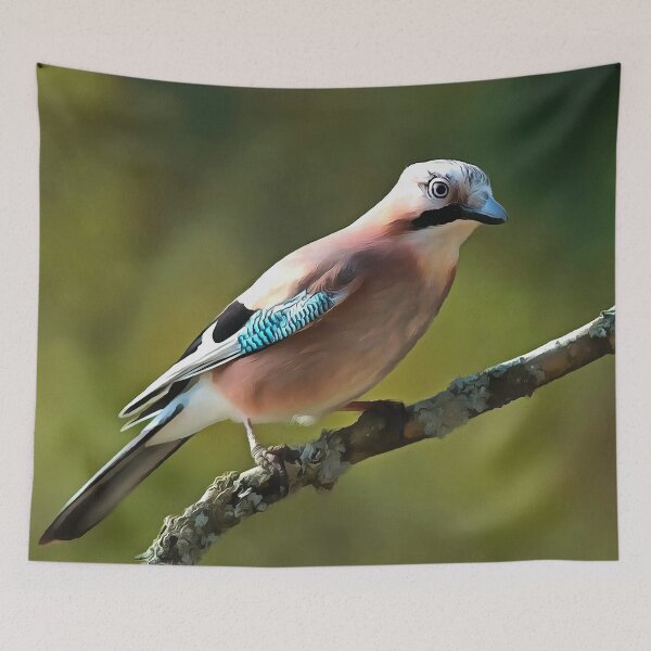 Item preview, Eurasian Jay Perched On A Branch designed and sold by taiche.
