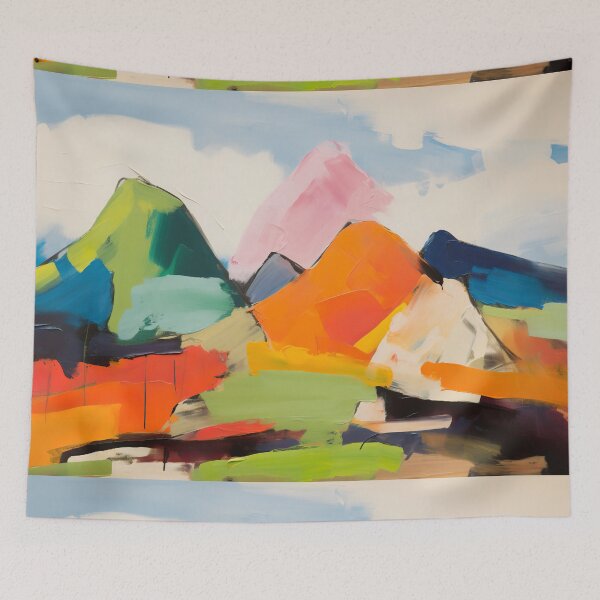 Item preview, colorful nature landscape designed and sold by ururuty.