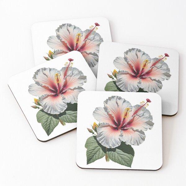 Item preview, Exotic Hibiscus Flower Sketch designed and sold by OleOleStore.
