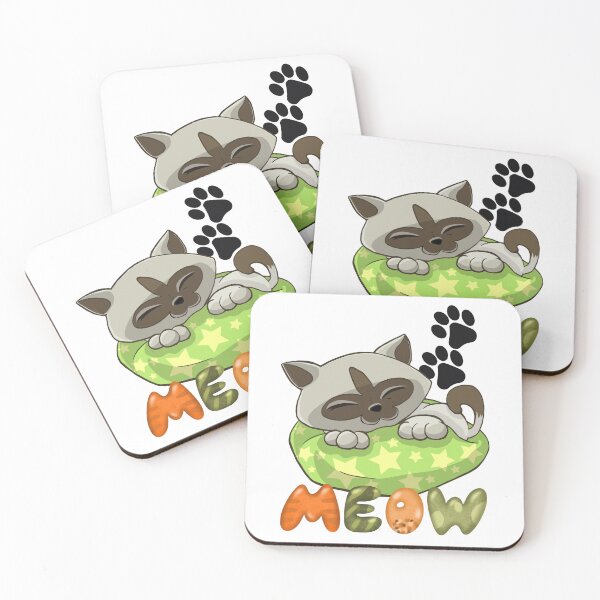 Item preview, Cute sleeping cat designed and sold by priyankajustine.