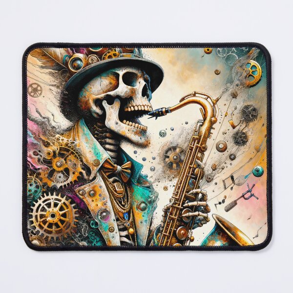 Item preview, Skeleton Rock Band - Saxophonist designed and sold by LUMINGSTUDIO.