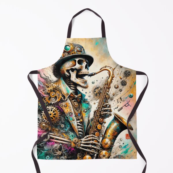 Item preview, Skeleton Rock Band - Saxophonist designed and sold by LUMINGSTUDIO.