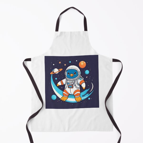 Item preview, Astronaut Penguin Floating in Space designed and sold by TrendyGalaxy.