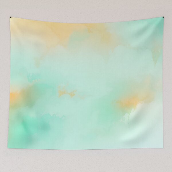 Item preview, The smooth gradient fog - green orange designed and sold by Luinaforest.