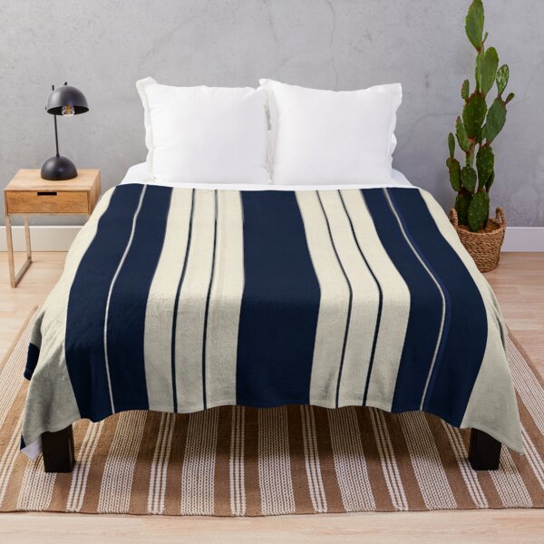 Item preview, classic stripe pattern, line pattern , white, blue lines designed and sold by WATERDUST.
