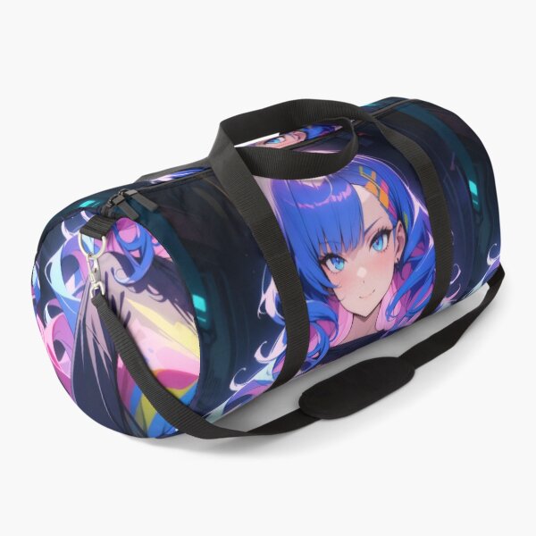 Item preview, Rebellious Colorful Anime Girl Portrait designed and sold by ByteyCreatives.