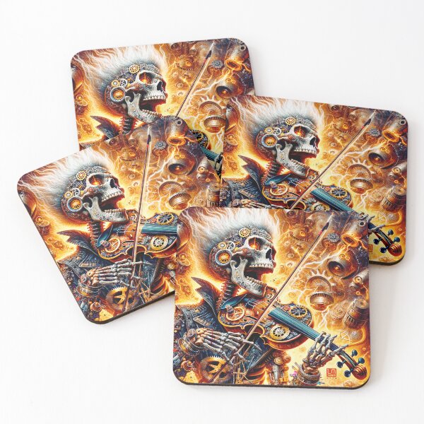 Item preview, Skeleton Rock Band - Violinist designed and sold by LUMINGSTUDIO.