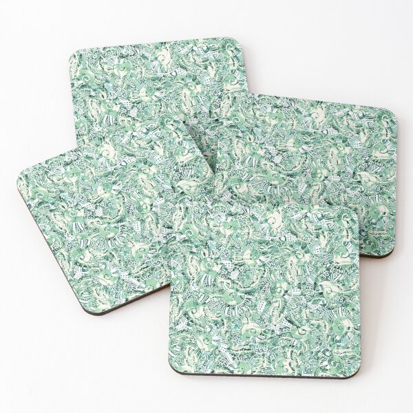 Item preview, Marine abstraction, light emerald version designed and sold by Alex  Blud.