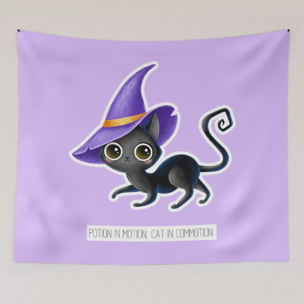 Item preview, Potion in motion, cat in commotion #CatGifts #CatLady #CatMom #CatDad #CatLife designed and sold by Anna Halasek.