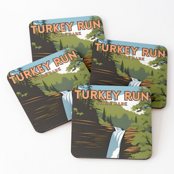 Item preview, Turkey Run State Park Vintage Travel designed and sold by ZionPosteria.