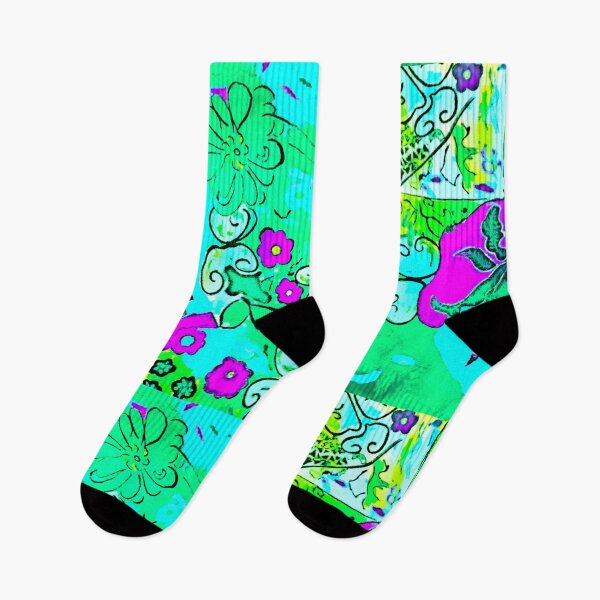 Item preview, 127. Turquoise and Purple patterns. designed and sold by Kattrend.