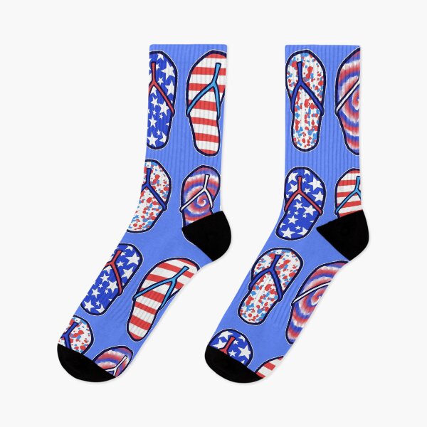 Item preview, July 4th Flip Flops designed and sold by JanGrackle.