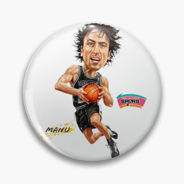 Item preview, San Antonio Spurs Manu Ginobili design designed and sold by StylesandFlavor.