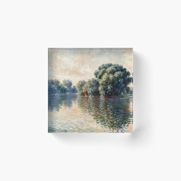 Aperçu de l'œuvre La Seine à Giverny - Reflets de nature et de lumière   créée et vendue par artdesignsnow.