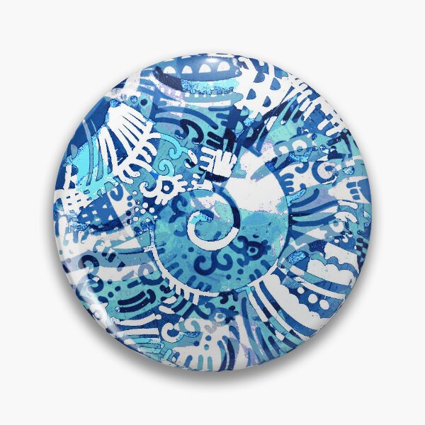 Item preview, Marine abstraction, blue version designed and sold by Alex  Blud.