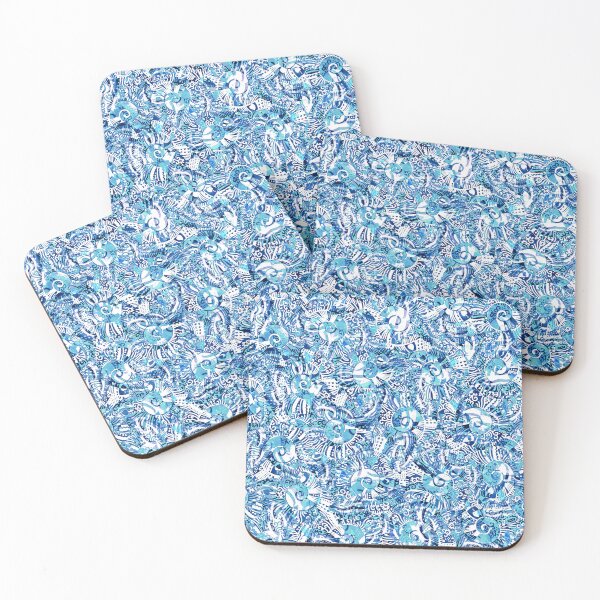 Item preview, Marine abstraction, blue version designed and sold by Alex  Blud.