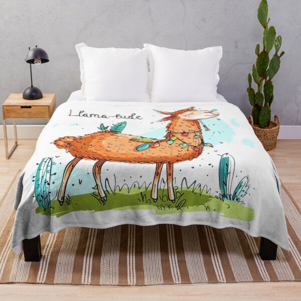 Item preview, Llama-tude: Adorable and Quirky Llama Illustration designed and sold by kjon88.