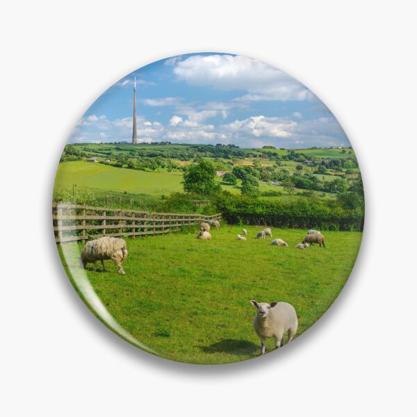 Item preview, Emley Moor Mast Pastoral Landscape designed and sold by Alisonchambers2.