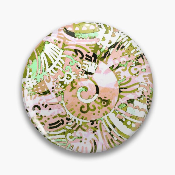 Item preview, Marine abstraction, green-peach version designed and sold by Alex  Blud.