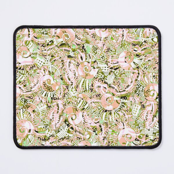 Item preview, Marine abstraction, green-peach version designed and sold by Alex Blud.