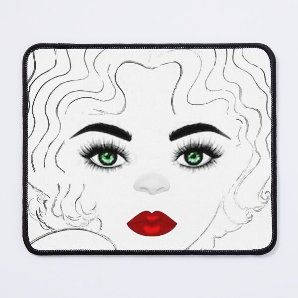 Item preview, Art Deco lady - face sketch designed and sold by Christina Brunton Art.