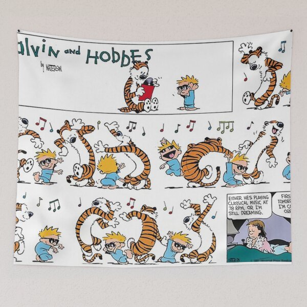 Item preview, Poster Calvin and the Hobbes Dance With Music designed and sold by MarthaJonesa.