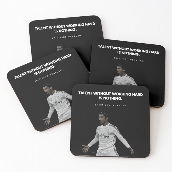 Item preview, Cristiano Ronaldo Motivational Quote Portrait designed and sold by SuccessInsanity.