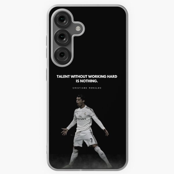 Item preview, Cristiano Ronaldo Motivational Quote Portrait designed and sold by SuccessInsanity.