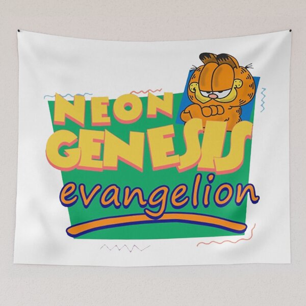 Item preview, Vintage Garfield Neon Genesis Evangelion 2024 designed and sold by MarthaJonesa.
