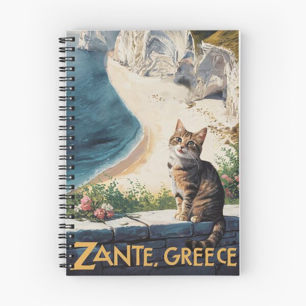 Item preview, Cute Cat In Zante Island designed and sold by miaowlove.