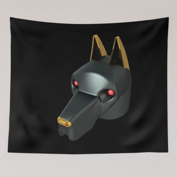 Item preview, Shiny Black Dog Red Eyes designed and sold by Dog-Planet.