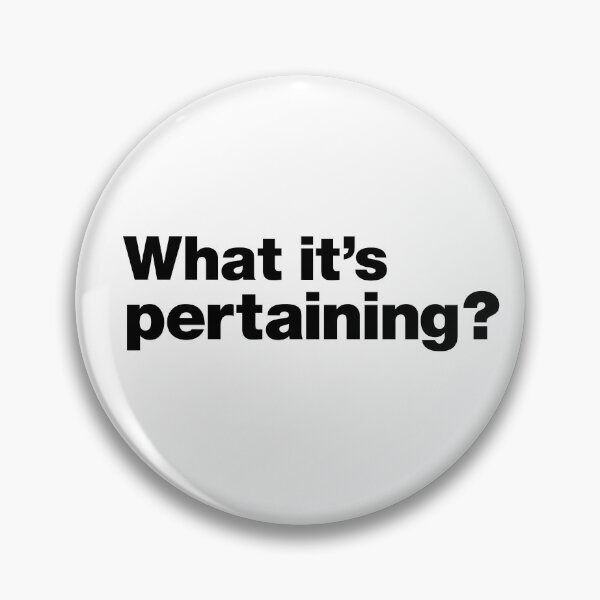 Item preview, What it's pertaining? Black designed and sold by DuckSoupShop.