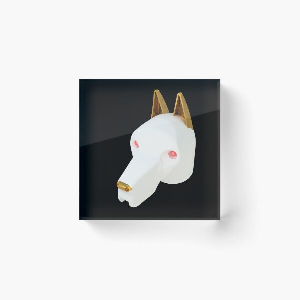 Item preview, White Dog Red Eyes designed and sold by Dog-Planet.