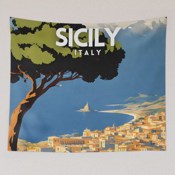 Item preview, Sicily Italia designed and sold by ZionPosteria.