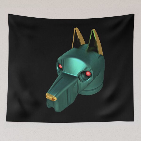 Item preview, Green Dog Red Eyes designed and sold by Dog-Planet.