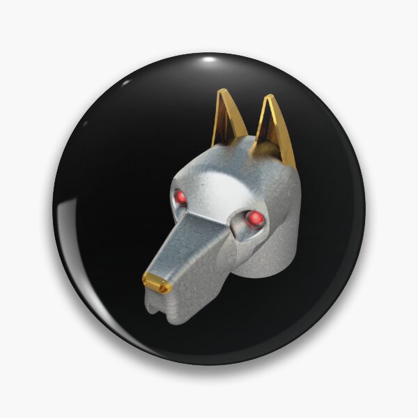 Item preview, Hammered Tin Dog Red Eyes designed and sold by Dog-Planet.