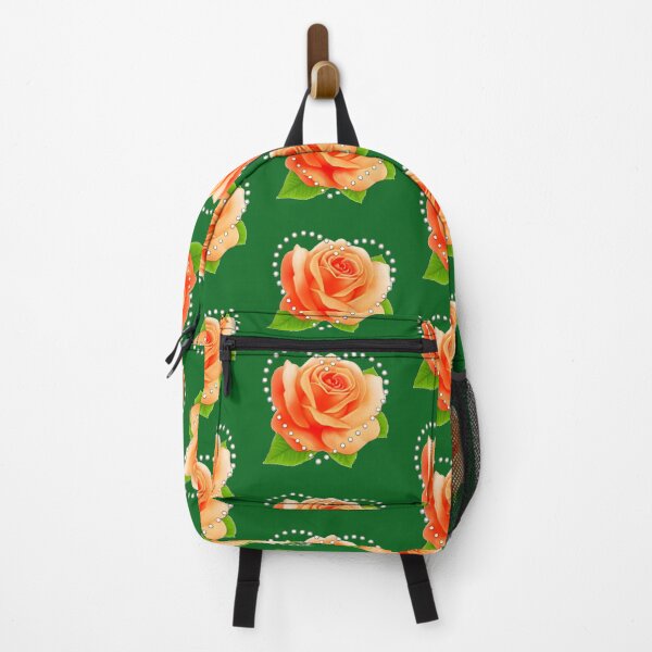 Item preview, bright rose, roses, heart, pearls, sticker 6 pieces, floral background designed and sold by orthodox-icon.
