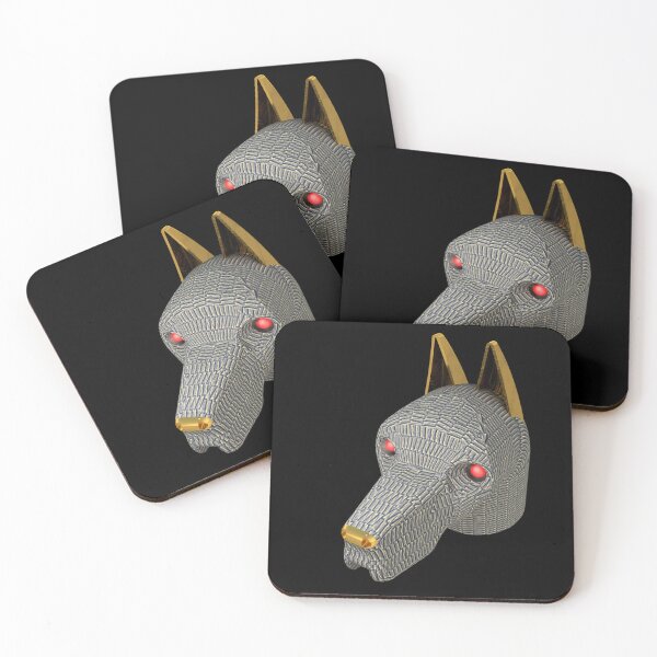 Item preview, Structured Grey Dog Red Eyes designed and sold by Dog-Planet.