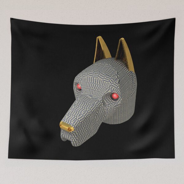 Item preview, Structured Grey Dog Red Eyes designed and sold by Dog-Planet.