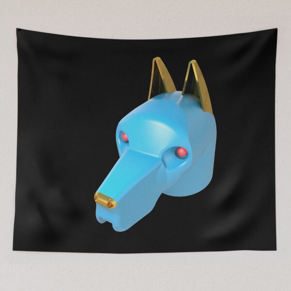 Item preview, Light Blue Dog Red Eyes designed and sold by Dog-Planet.
