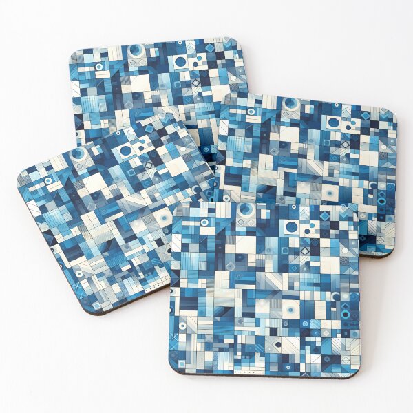 Item preview, Seamless Blue Tone Pattern designed and sold by daruneenok.